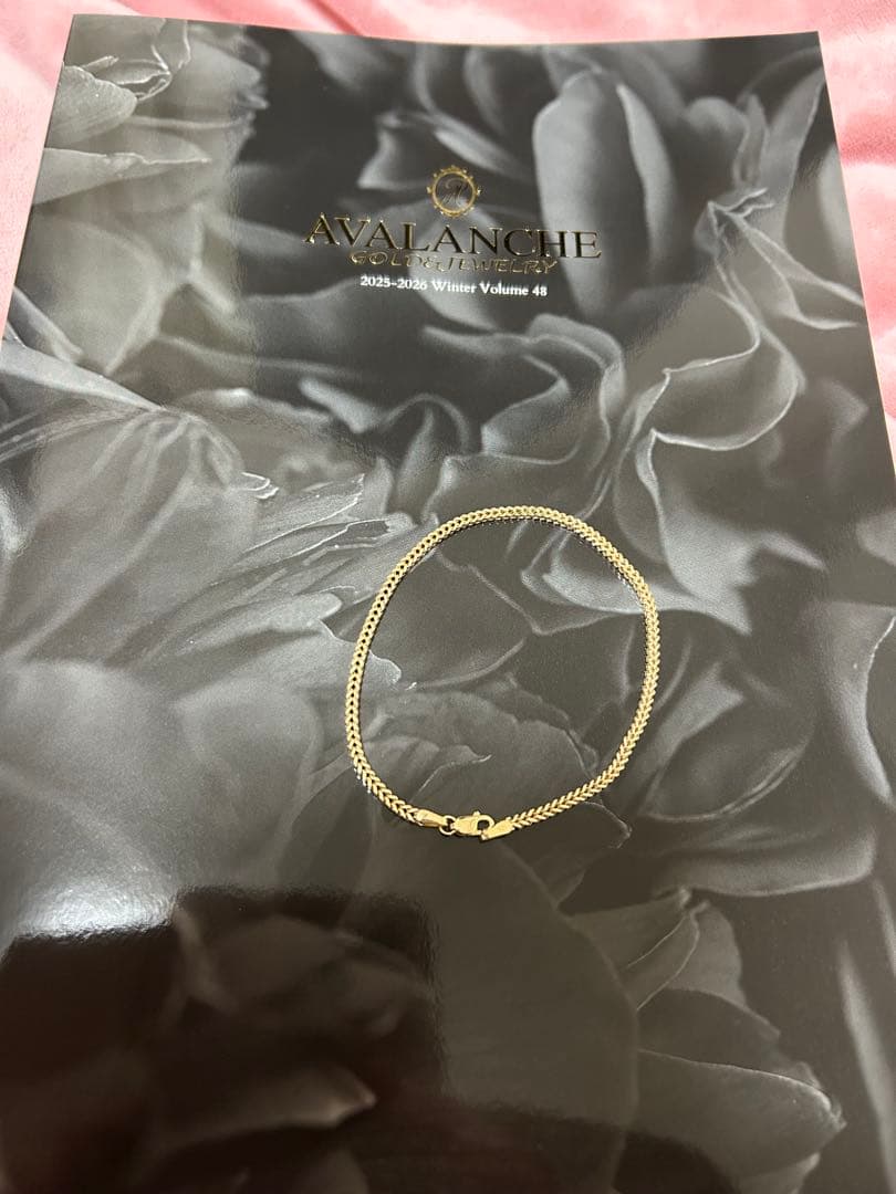 AVALANCHE 10Kイエローゴールド フランクリンブレスレット
