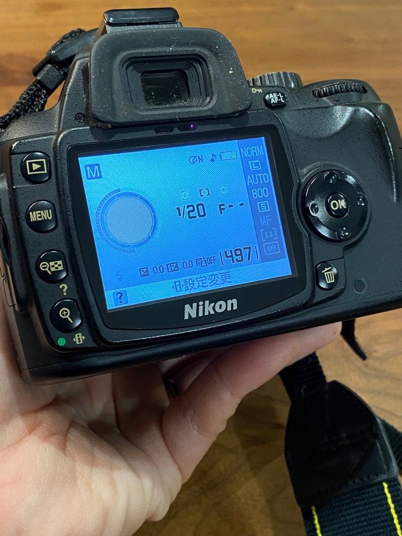 Nikon d60 CCDデジタル一眼 マニュアルレンズ付　動作品