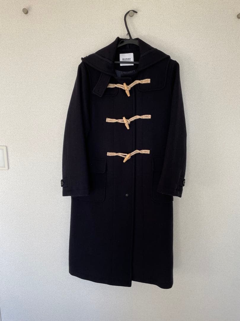 ビームス　ネイビー ダッフルコート