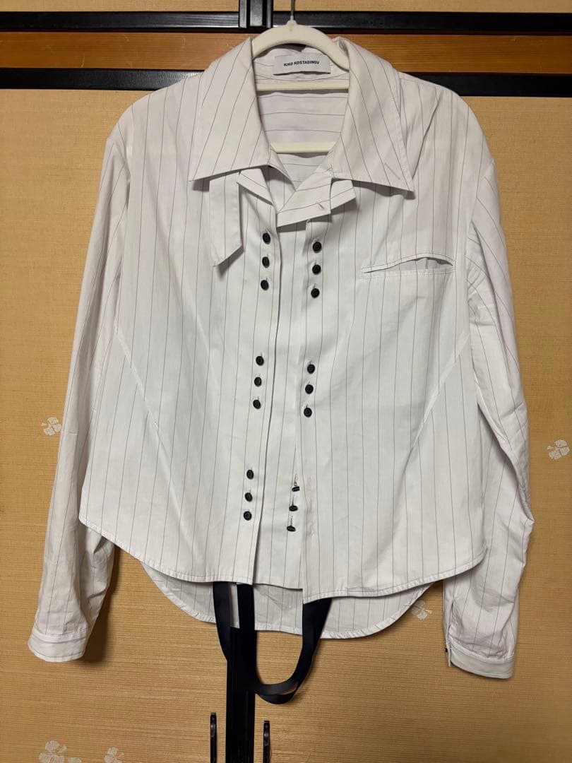 kiko kostadinov シャツ ホワイト