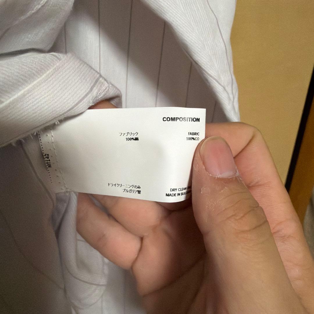 kiko kostadinov シャツ ホワイト