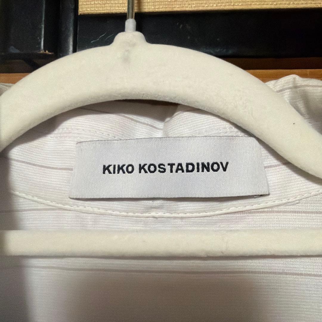 kiko kostadinov シャツ ホワイト