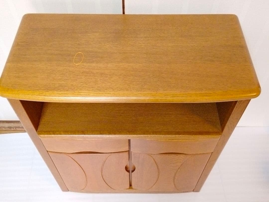 【展示美品】浜本工芸 HAMAMOTO 電話台 FAX台 飾り棚 サイド