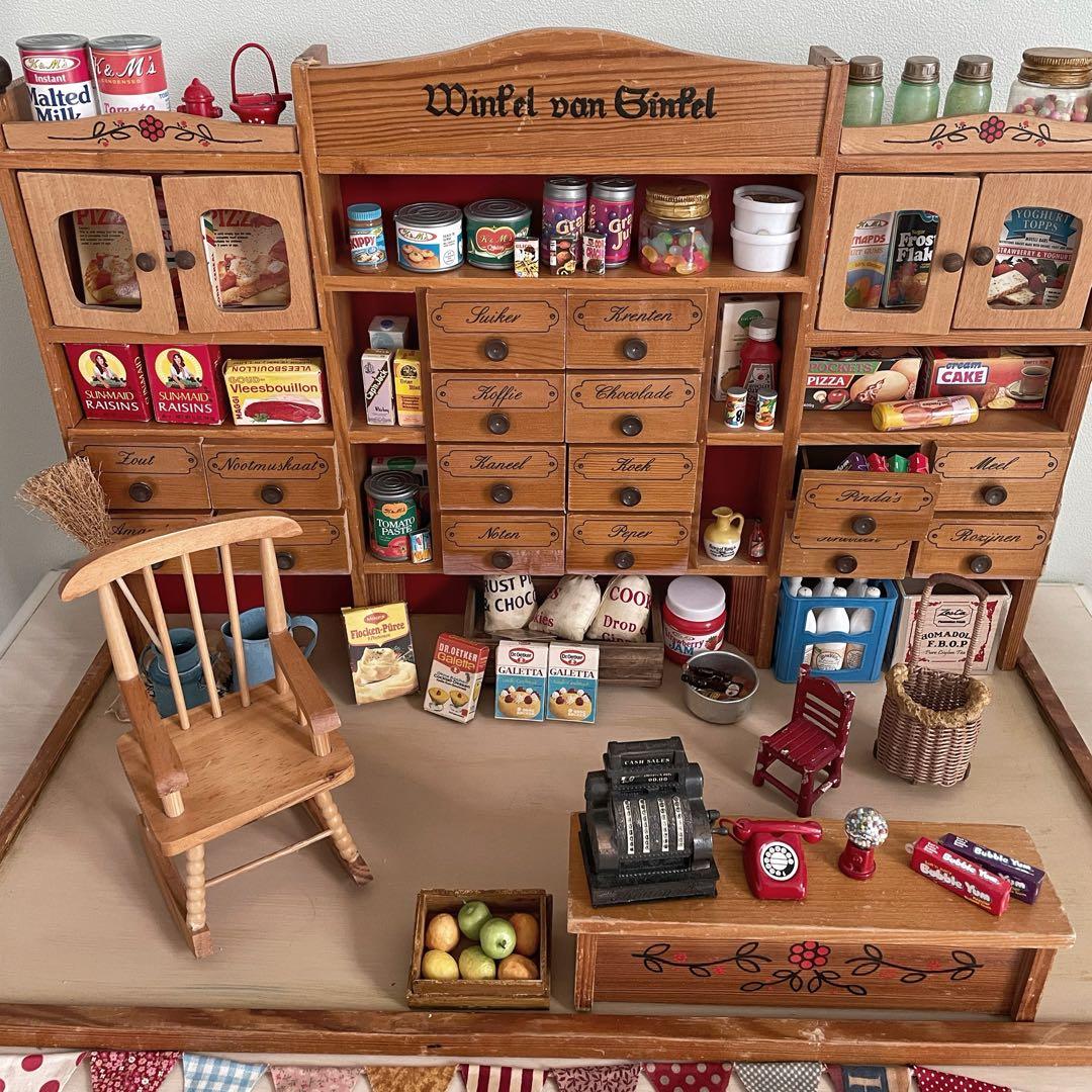 ドールハウス 1/6アンティーク風背景ボード