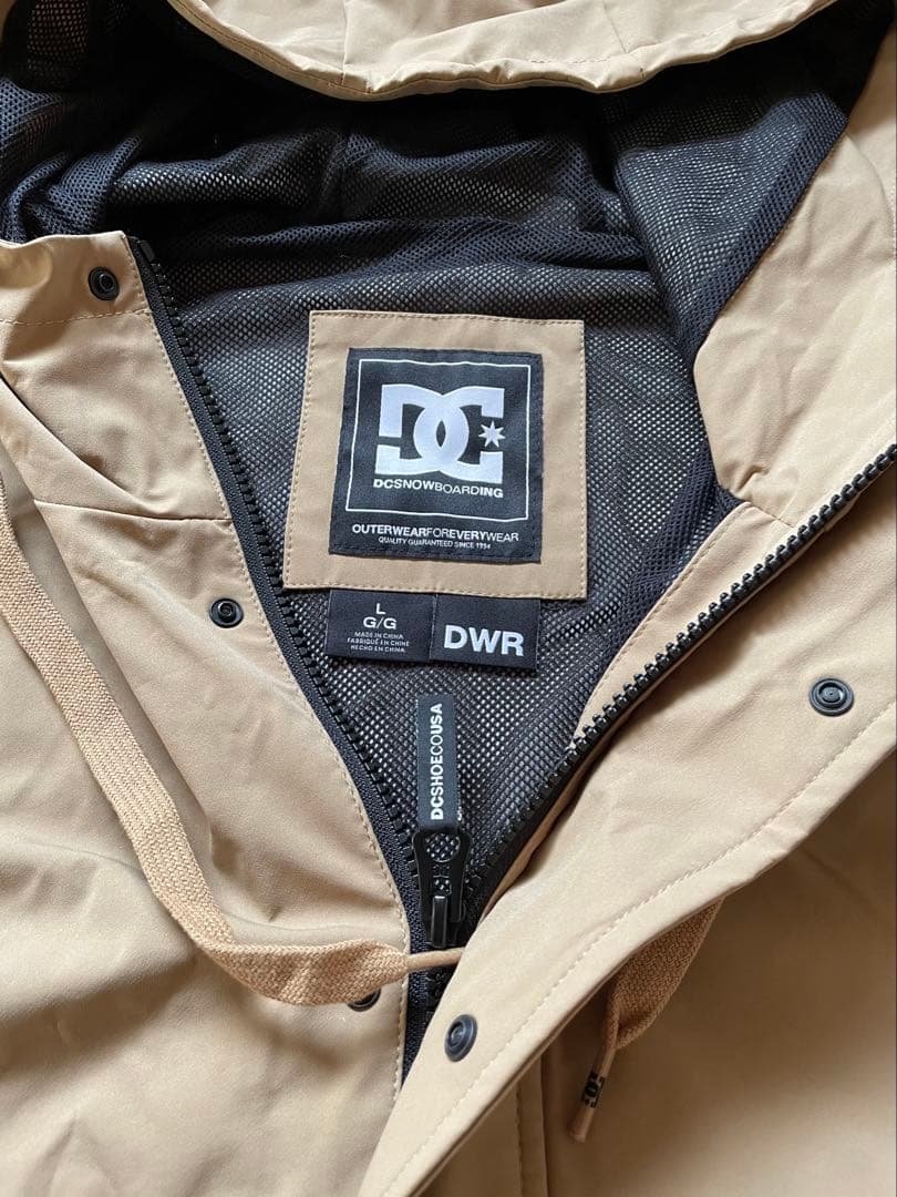 訳あり　DC ディーシー　スノーボードウェア上下セット　Lサイズ　1日使用