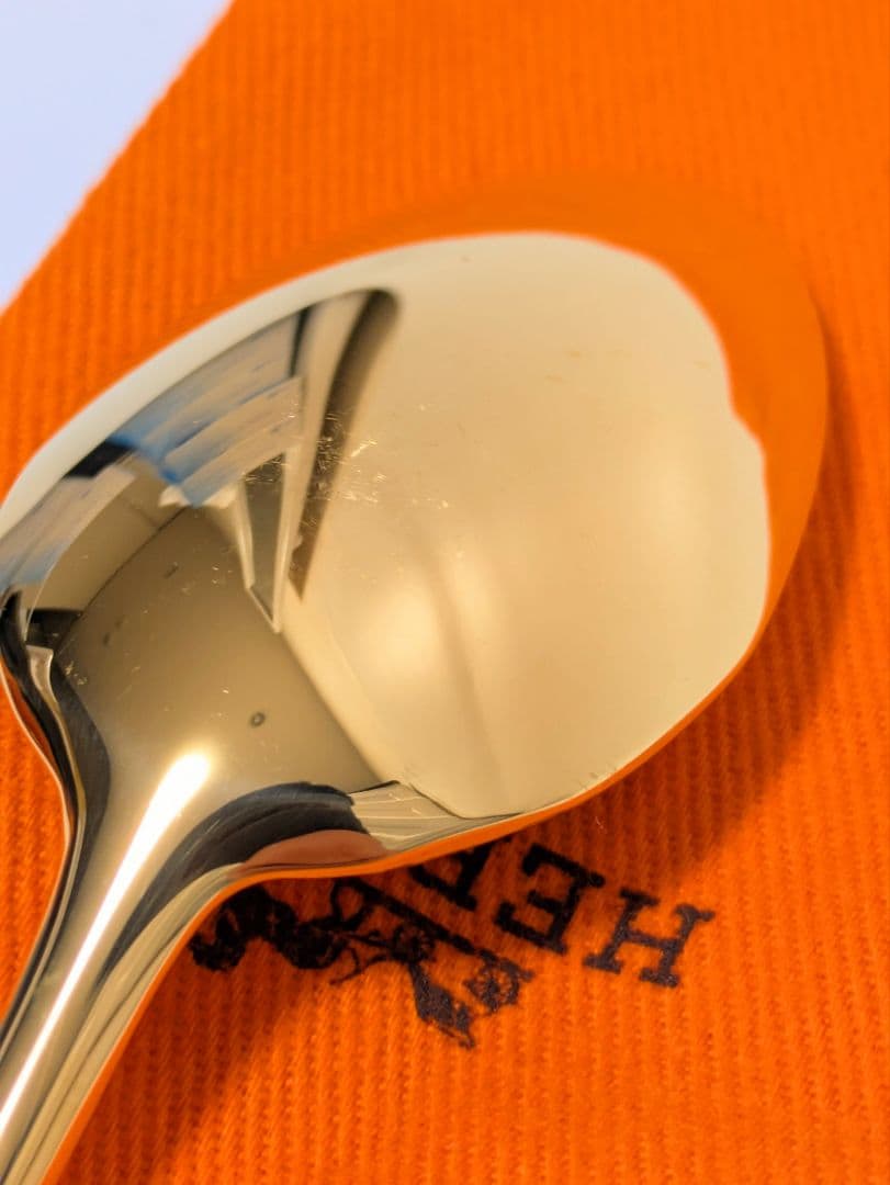HERMES エルメス グラン アトラージュ デザートスプーン ゴールド