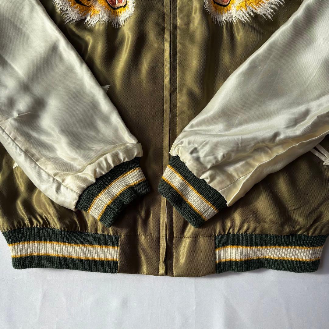 美品 BEAMS 東洋エンタープライズ リバーシブル 虎刺繍 スカジャン 雷門