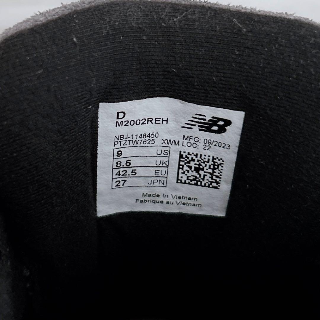 New Balance M2002REH ダークグレー 27cm