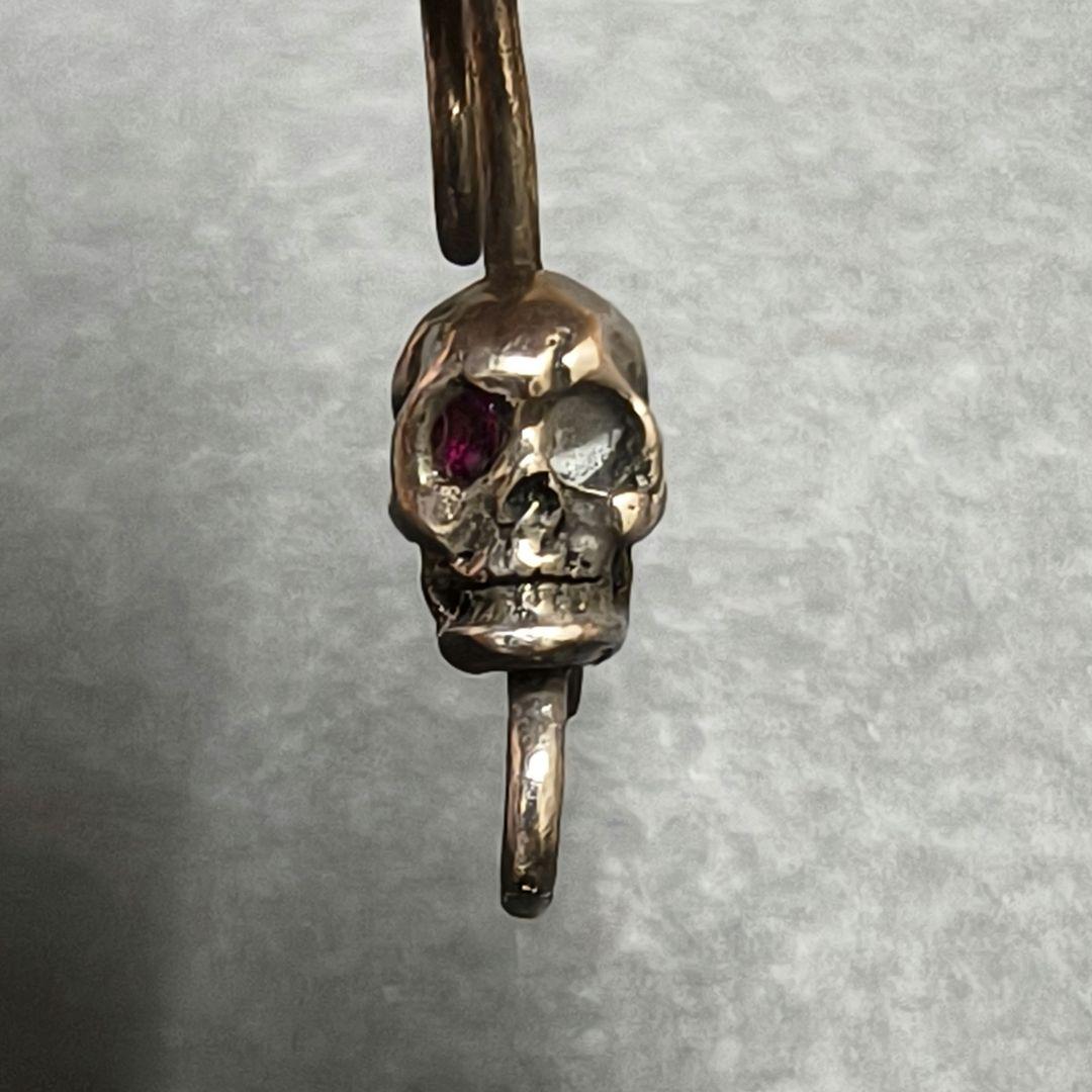 ち*助様 galcia シルバー スカル フック