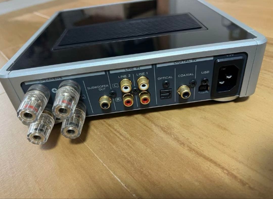 美品　TEAC A-H01 USB DAC ステレオプリメインアンプ シルバー