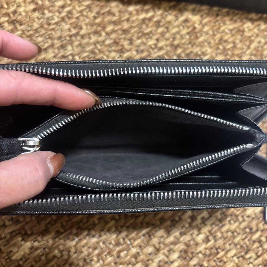 PRADA ブラック 長財布 箱・カード付き