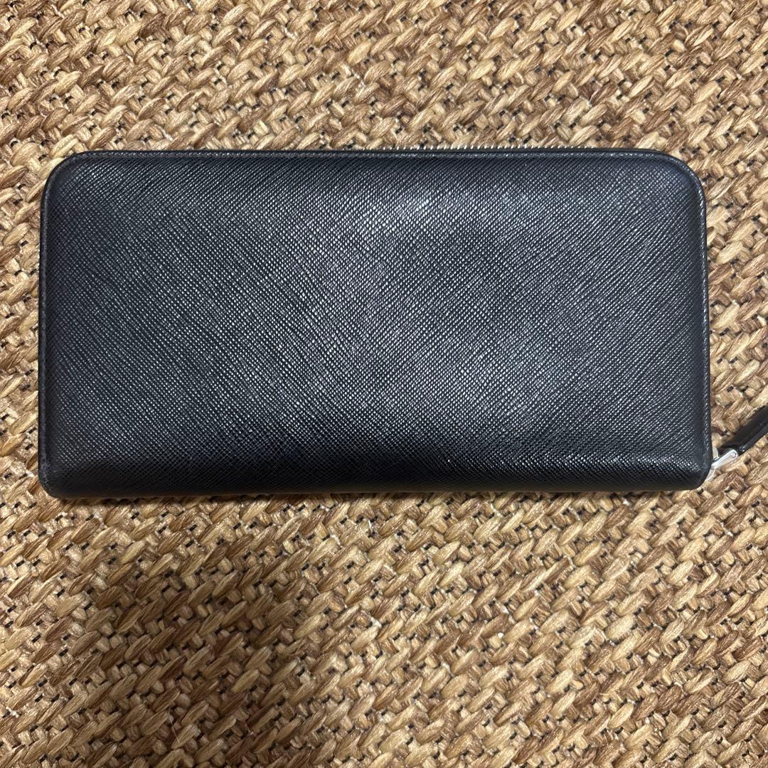 PRADA ブラック 長財布 箱・カード付き