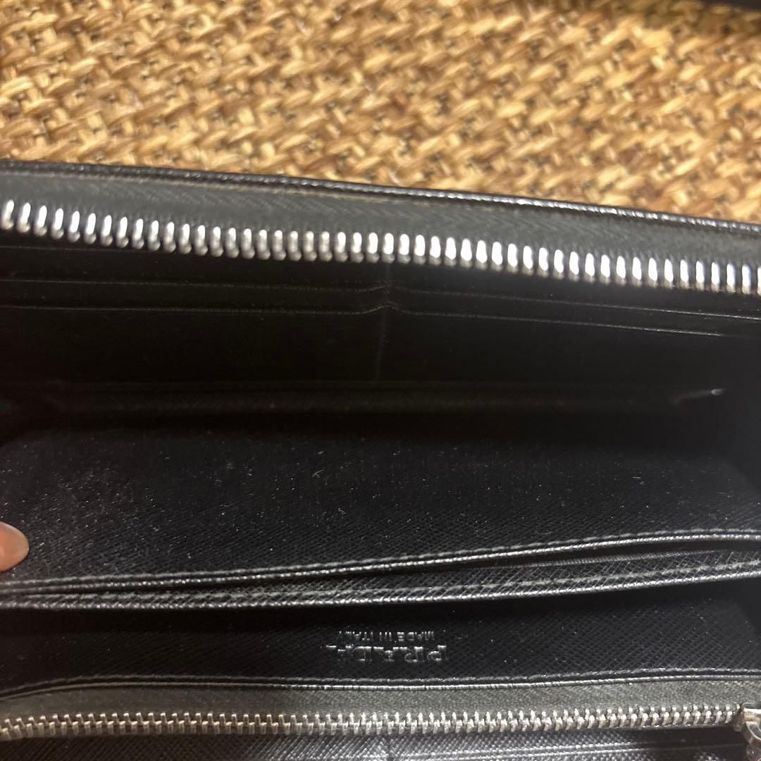 PRADA ブラック 長財布 箱・カード付き