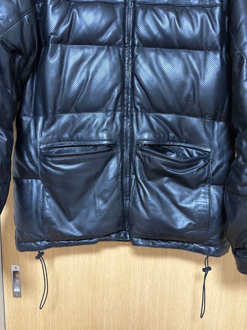 ヘッドポーター★パンチングレザー ダウン★藤原ヒロシHPP fragment