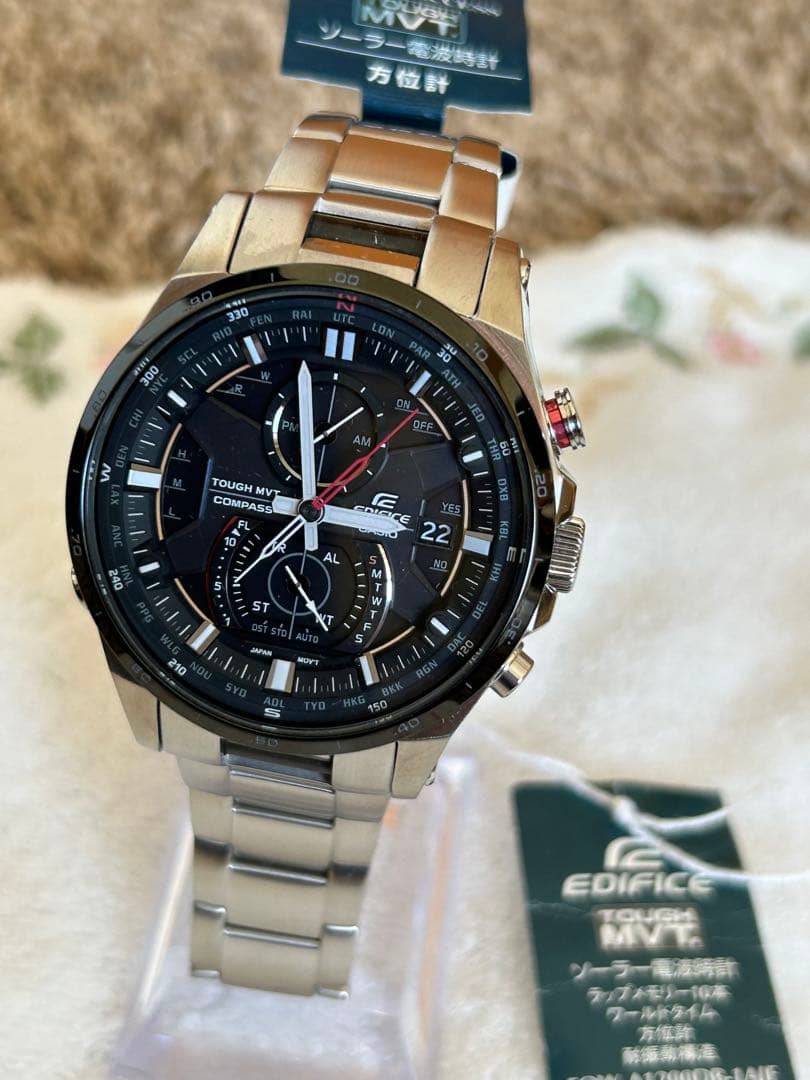 新品 69300円 EQW-A1200DB-1AJF エディフィス カシオ