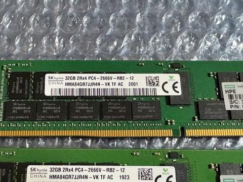 SK Hynix RDIMM PC4-2666V サーバ用 32GB×8枚