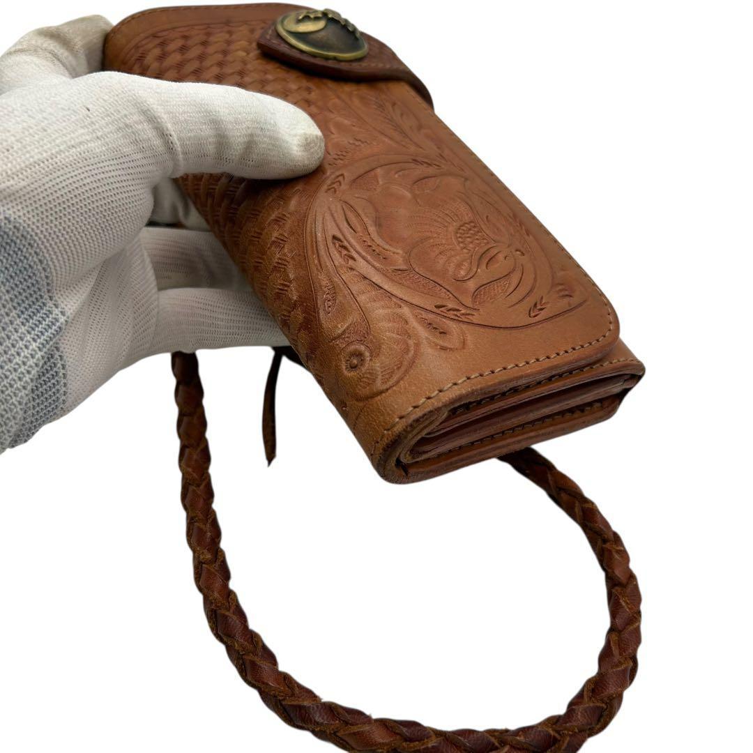 小物 Alzuni Long Wallet Carving Y2k Archive