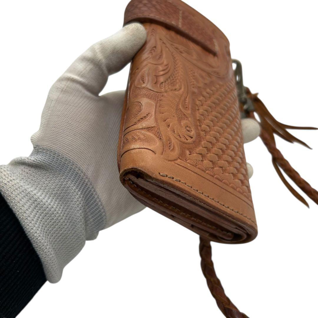 小物 Alzuni Long Wallet Carving Y2k Archive