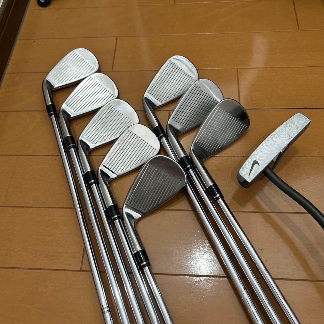希少NIKE 13本 ゴルフフルセット クラブセット キャディバック付き