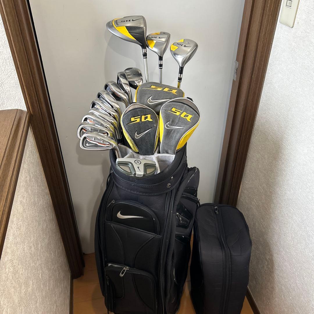 希少NIKE 13本 ゴルフフルセット クラブセット キャディバック付き