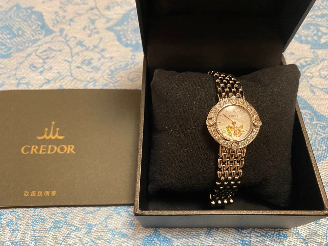 CREDOR クレドール ピクウェ 腕時計 ダイヤ 美品 GSTE823