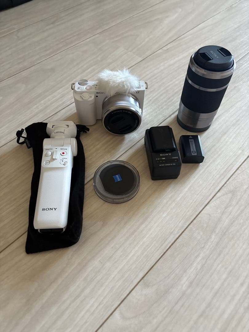 ソニーミラーレス　ZV-E10Y W セット