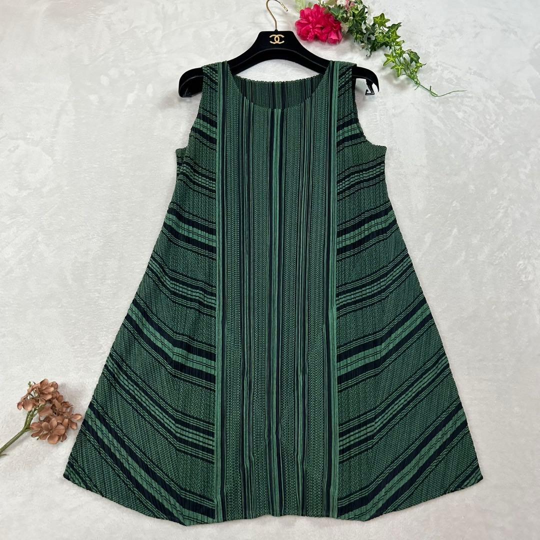 J892 XL プリーツプリーズ プリーツ ひざ丈ワンピース レディース