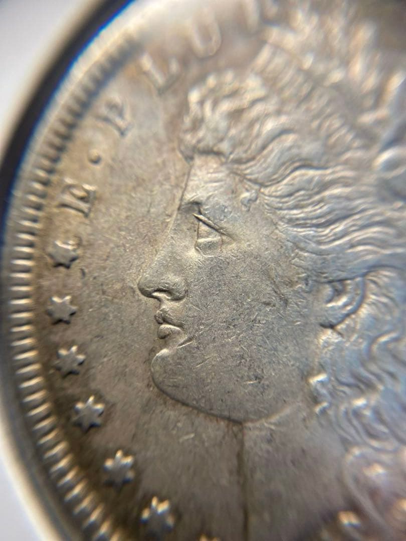 PCGS NCG アンティーク 銀貨　古銭　モルガンダラー　2枚セット