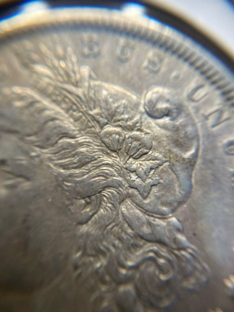 PCGS NCG アンティーク 銀貨　古銭　モルガンダラー　2枚セット