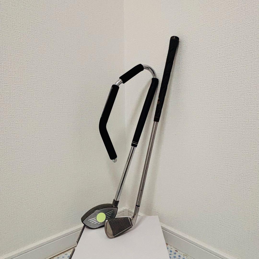 ゴルフ　練習　器具　ゴルフの堅琴　短重クラブ