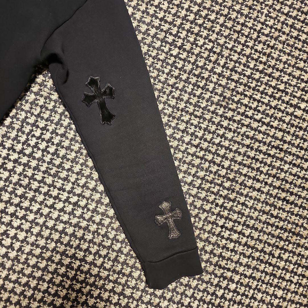 クロムハーツ　クロスパッチ　ハーフジップトレーナー