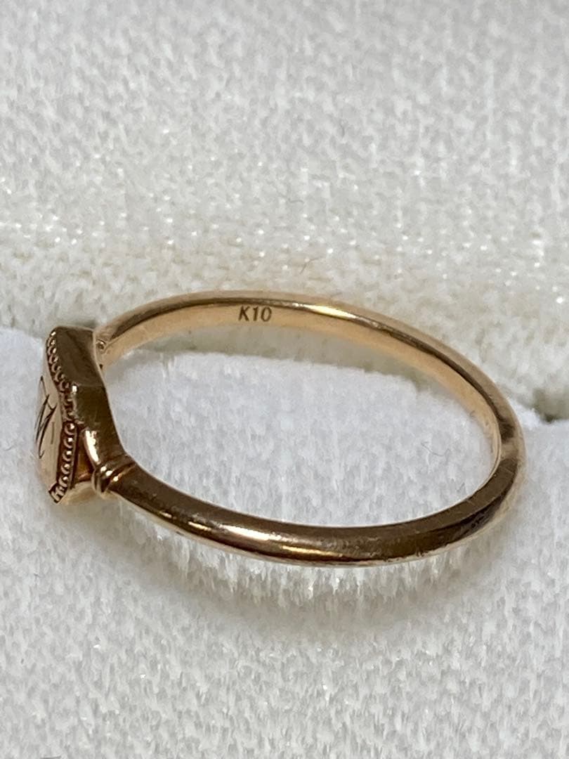 プ*ン様 agete アガット ゴールドリングセット（ストーン付き） 4点まとめ