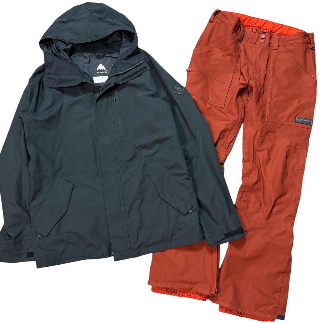 3893 美品 BURTON スノボ スキー セットアップ ゴアテックス L