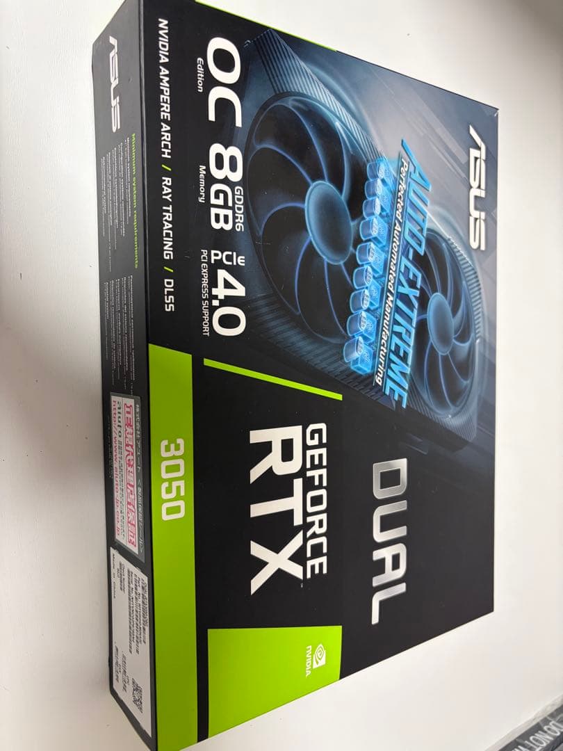 グラフィックボード・グラボ・ビデオカード ASUS GeForce RTX 3050 OC 8GB