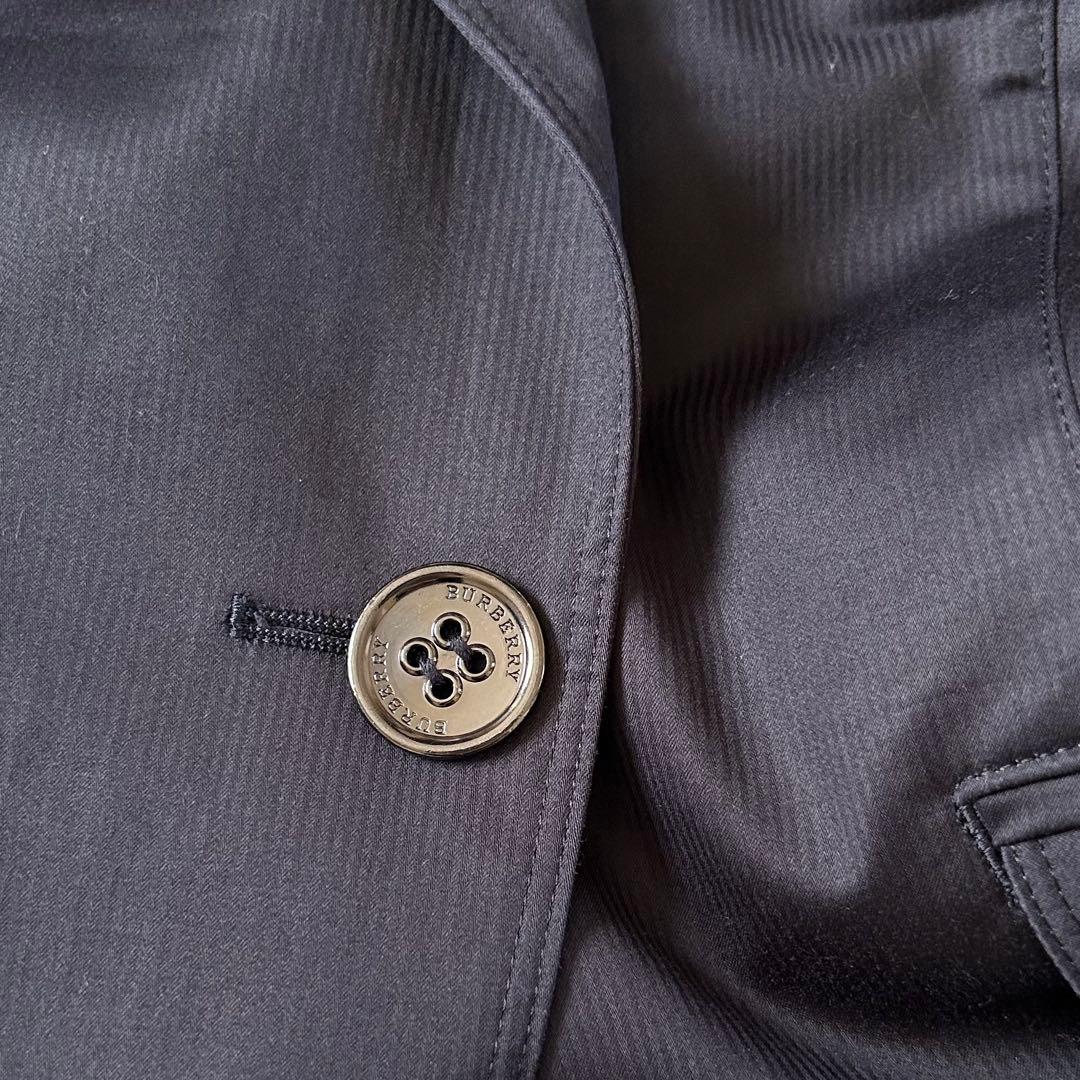 バーバリーロンドン パンツスーツ ネイビー テーラードジャケット 38