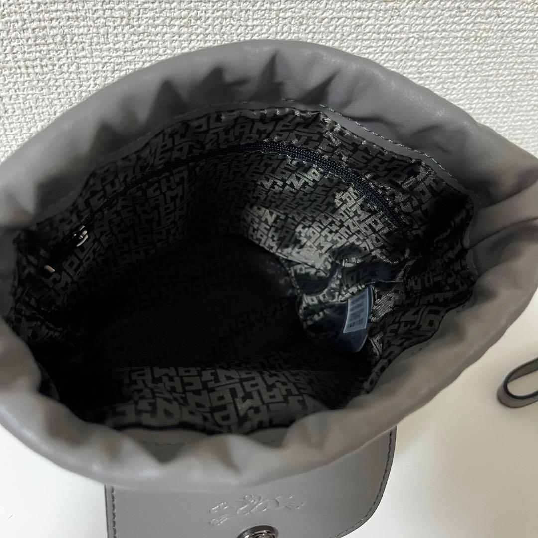 【新品】ロンシャン ル プリアージュ エクストラ XS バケットバッググレー