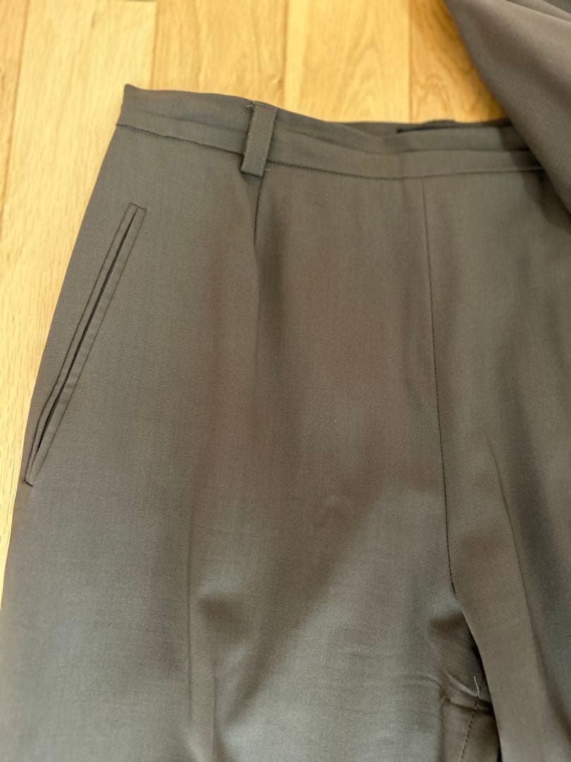 ETRO ダークブラウン パンツスーツ 上下セット　ストレッチ生地