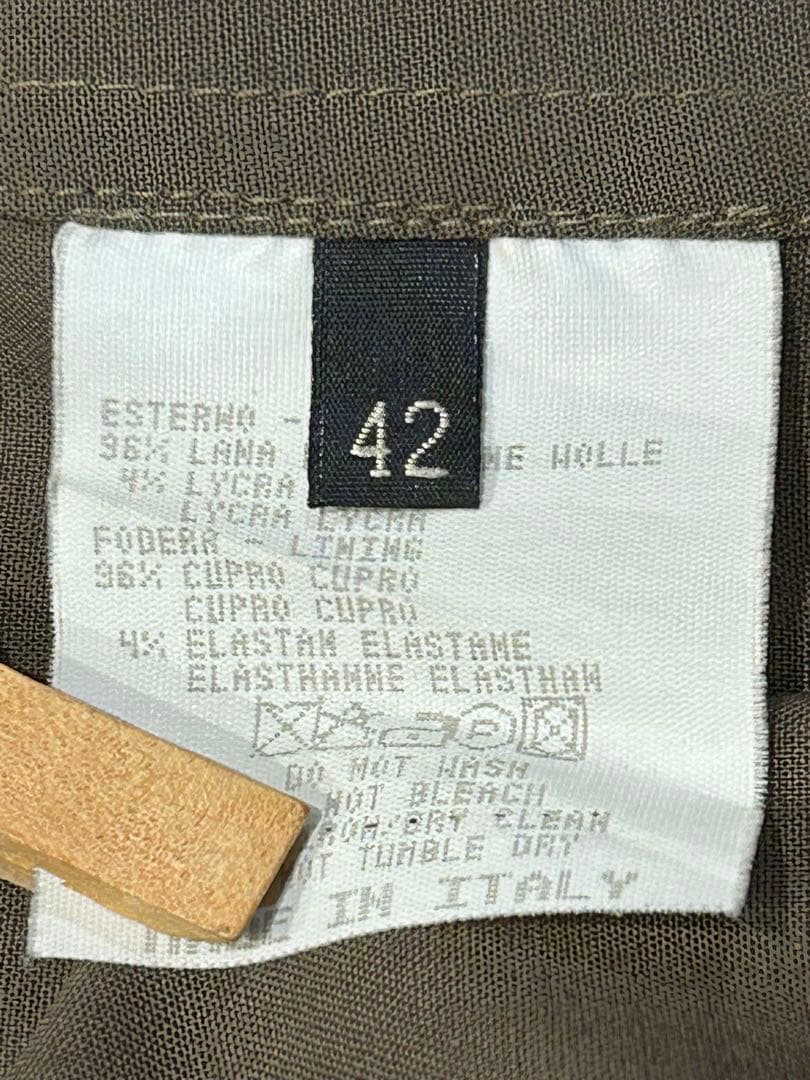 ETRO ダークブラウン パンツスーツ 上下セット　ストレッチ生地