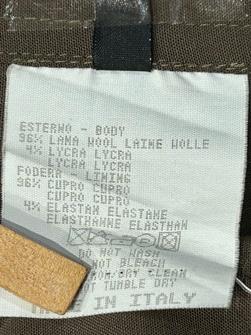 ETRO ダークブラウン パンツスーツ 上下セット　ストレッチ生地