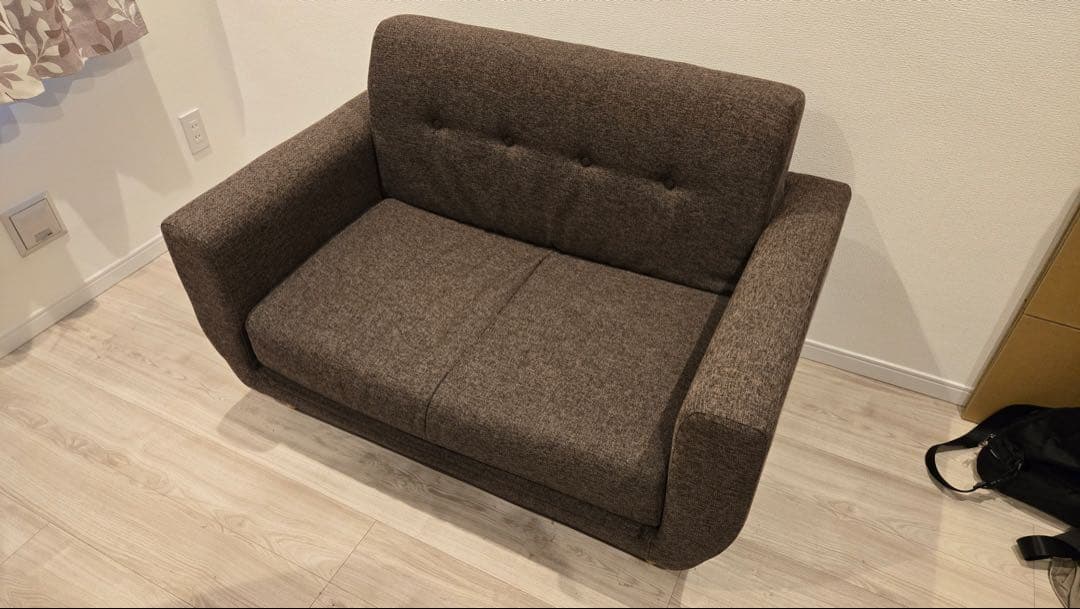 ブラウン ソファベッド