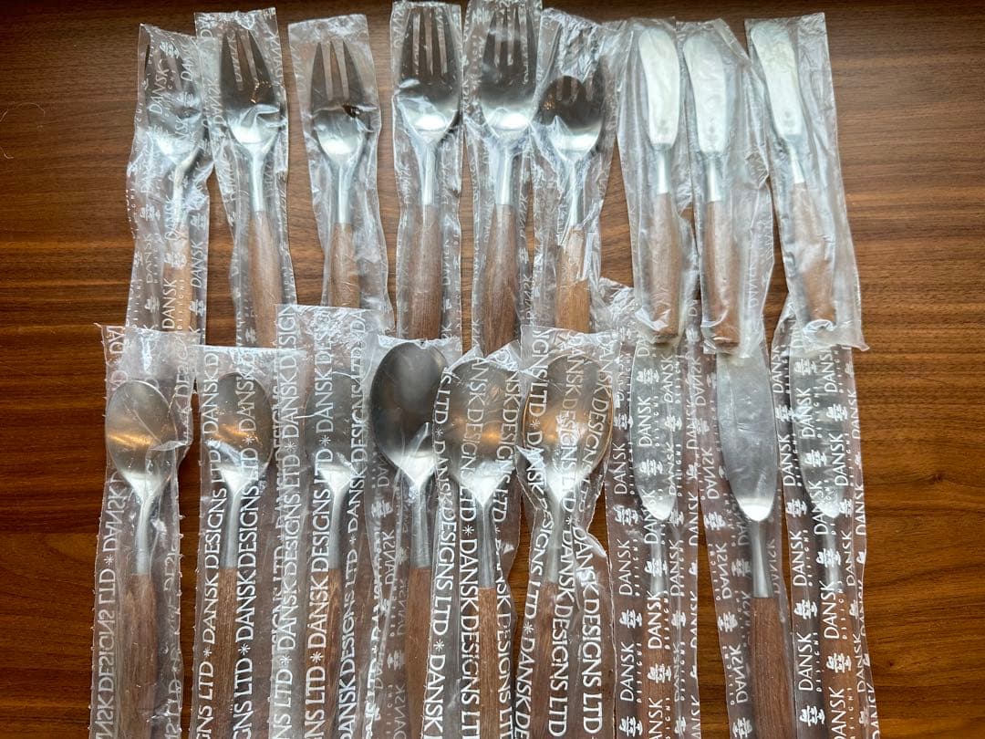 未使用袋入 DANSK Fjord カトラリー18本 ダンスク デッドストック