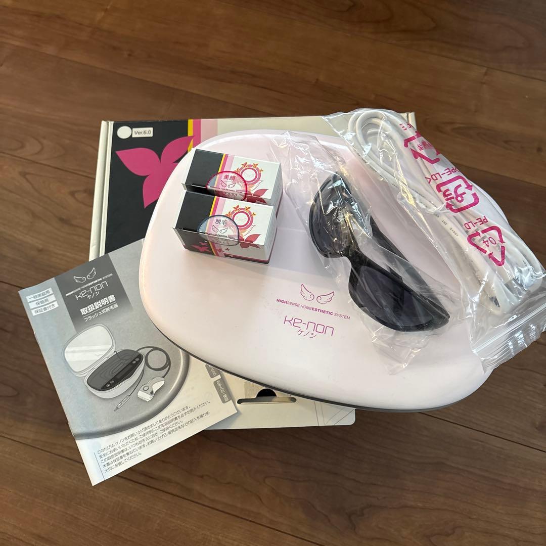 KE-NON 脱毛器 未使用 サングラス付き(未使用に近い)