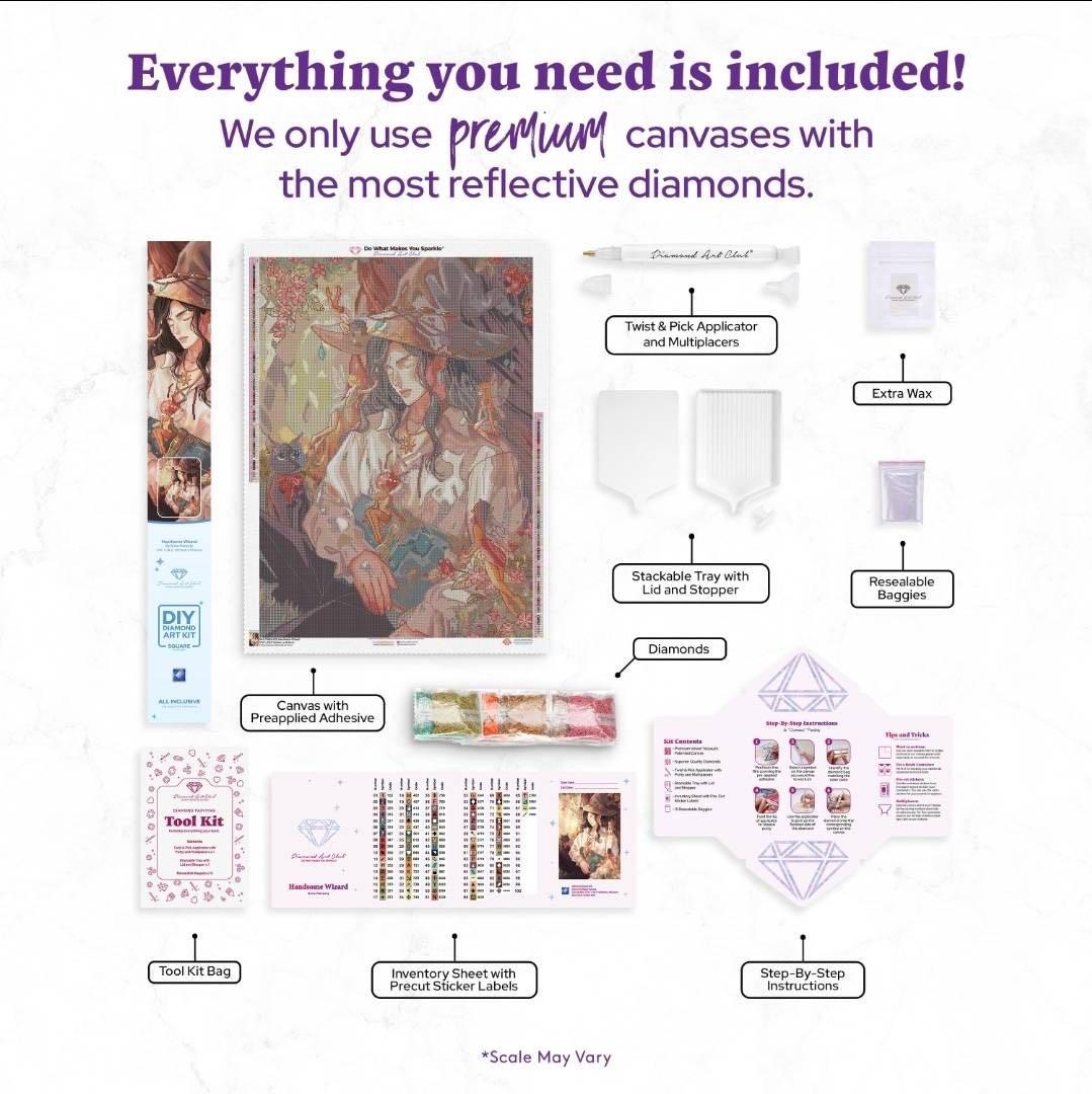 お値下げ　ダイヤモンドアートクラブ　handsome wizard