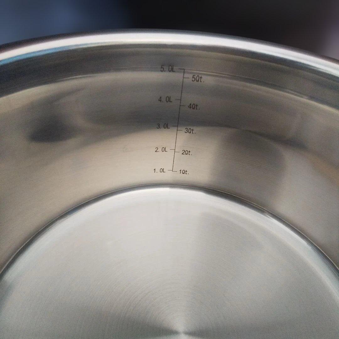 LE CREUSET ル・クルーゼ ステンレス蓋付き両手鍋 6L