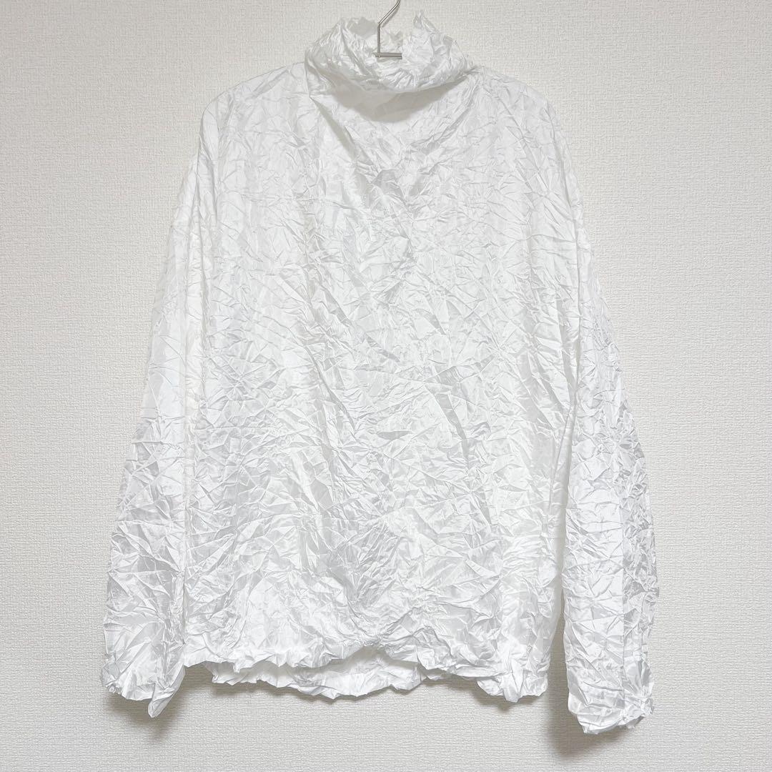 ISSEY MIYAKE イッセイミヤケ シワ加工　ハイネック　トップス
