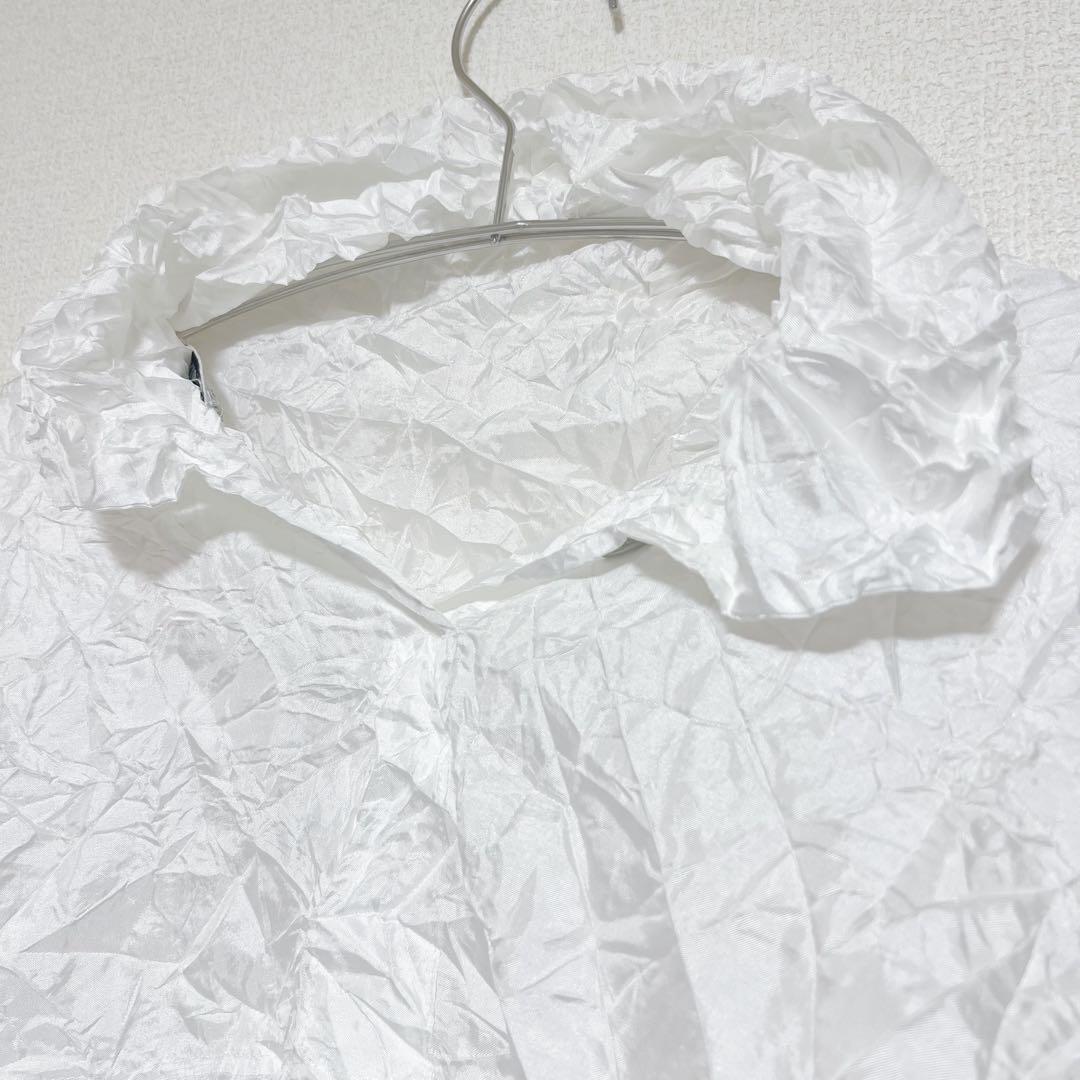 ISSEY MIYAKE イッセイミヤケ シワ加工　ハイネック　トップス