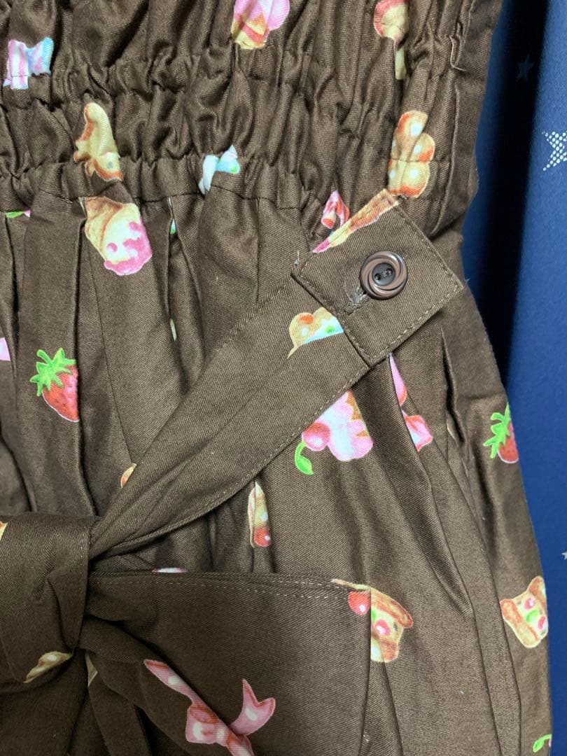 レア新品未着用♩お菓子の国プリントジャンパースカート アンジェリックプリティ