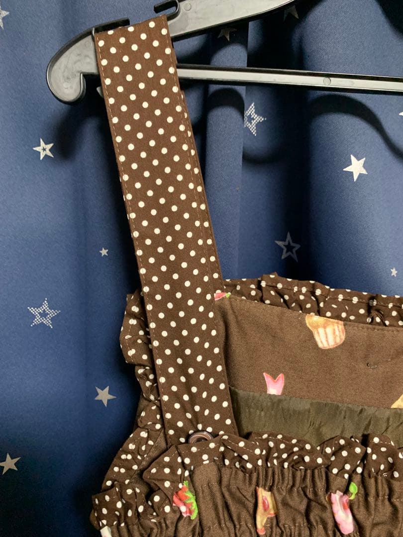 レア新品未着用♩お菓子の国プリントジャンパースカート アンジェリックプリティ