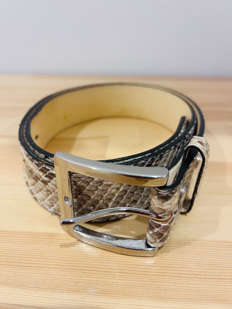 ワコマリア パイソン　ベルト　32