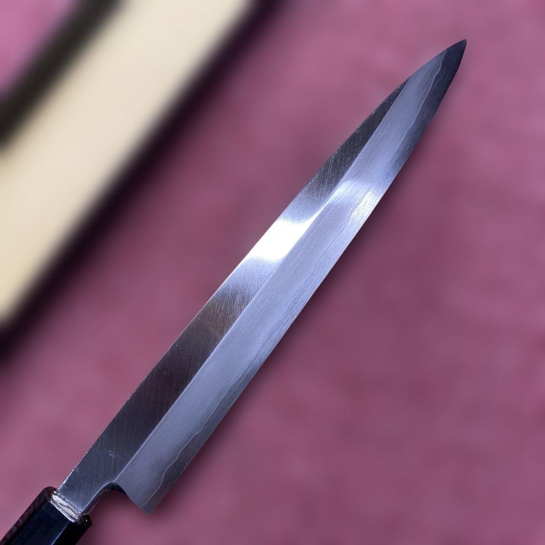 銀三　柳刃包丁　210㎜　7寸